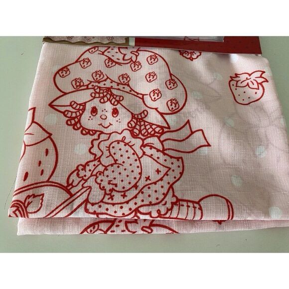 13 Piece Set Strawberry Shortcake Shower Curtain Set And Metal Hooks 72 X 72 NEW - Picture 4 of 13